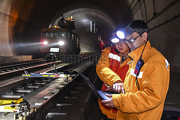 China-Guangxi-Hochgeschwindigkeits-Railway-Tunnel (CN)
