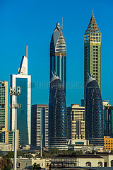 Vereinigte Arabische Emirat. DUBAI. Trade Center District.