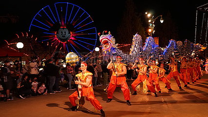 US-California-Anaheim-Disney von California Adventure Park-Lunar Neujahrsfeiern
