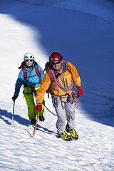 France  Haute Savoie (74) Chamonix  alpinism  high mountain guide