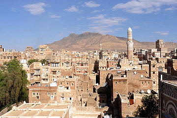 Jemen  Sana'a. Das Historische Zentrum (Worl Heritage UNESCO) Hat Viele Moscheen. Das Großartige Wurde 630 Erbaut.