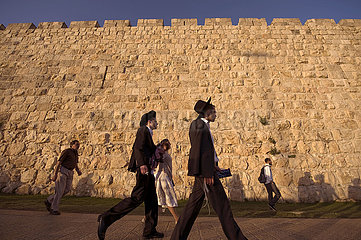Israel. Jerusalem. UNESCO-WELTKULTURERBE. Pessa'h (Jüdische Ostern)