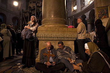 Israel. Jerusalem. In der Altstadt ist die Als UNESCO-WELTKULTUREBE GELISTET  IST DIE KIRCHE DES Heiligen packen. Szenen von Revor.