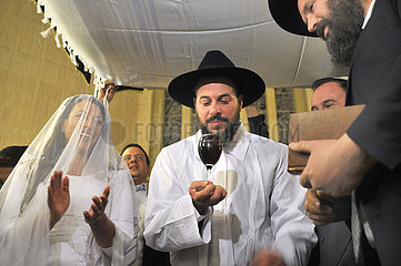 Jüdische Hochzeit.