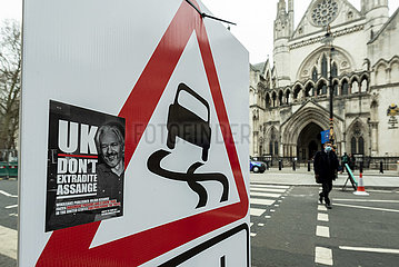 Großbritannien-London-Assange-ExtraDition-Appell
