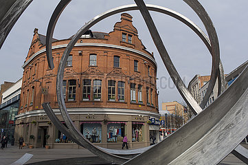 Der Victoria Square ist eine kommerziale  Wohn- und Freigabewicklung. Belfast City. Bezirk Antrim. Ulster. Nordirland. Vereinigtes Königreich.