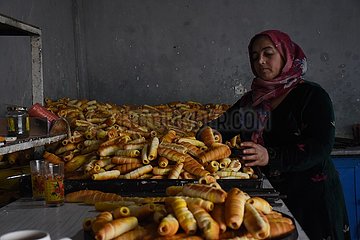 Afghanistan-Balkh-Süßwarenladen