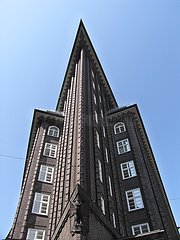 Deutschland. Hamburg. Chilehaus (Haus von Chili) vom Architektor Fritz Hoger