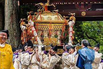 Futarasan-Schrein Während Shunki Reitaiseai (Großfestival des Frühlings)  Toshogu-Schrein  Nikk? Nationalpark  Kanto-Region  Japan
