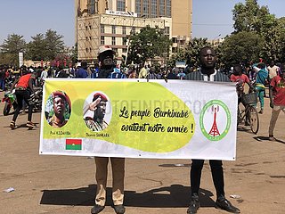 Burkina Faso-Ouagadougou-Demonstration