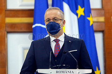 ROMANIA-BUCHAREST-FRANCE-MINISTER OF THE ARMED FORCES-VISIT