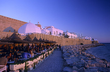 Tunesien  Hammamet  Kasbah / Fort  Café Sidi Bouhdid