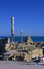 Tunesien  Karthago  Ruinen der Antonine Bäder  Archäologische Site ALS Welterbe von der UNESCO aufgelistet