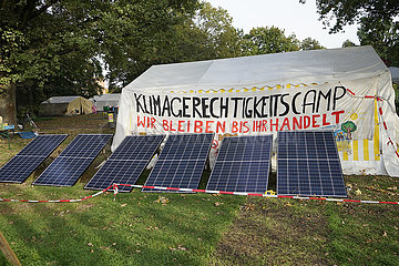 Klima Camp von Klimaaktivisten