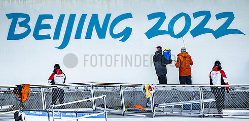 (Peking 2022) China-Beijing-olympische Winterspiele-National-Schiebeträger