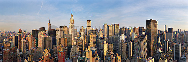 Vereinigte Staaten. New York  Panorama von Manhattan