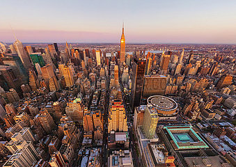 Vereinigte Staaten. New York  Luftbild von Manhattan