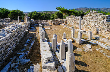 Aliki  antike Ruinen  Thassos  Griechenland