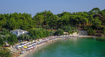 Aliki  Aliki Beach  Thassos  Griechenland