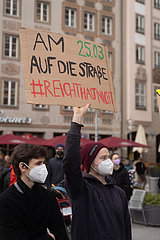 Fridays for Future demonstration in Munich-Germany