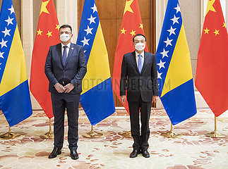 China-Beijing-Li Keqiang-Bosnien und Herzegowina-Meeting (CN)