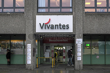 Deutschland  Berlin - Haupteingang  Vivantes Klinikum Am Urban im Stadtteil Kreuzberg.
