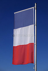 Plittersdorf  Deutschland  Nationalfahne von Frankreich