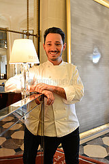 France. Paris 75001. Hotel Le Meurice (5*). Cedric Goret is the pastry chef of the Meurice since 2011.