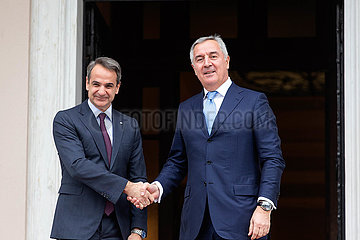 Griechenland-Athen-Montenegro-Präsident-Besuch