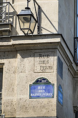 Frankreich. Paris (7. Bezirk) Heilige Pã¨res Street