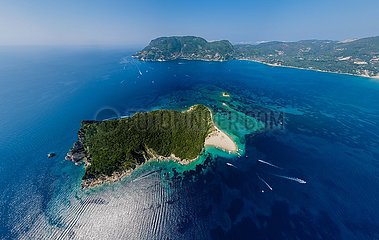 GRIECHENLAND. Ionische Inseln. Insel Zante (Zakynthos). LUFTAUFNAHME