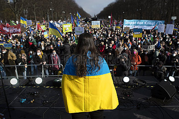 Demonstzration against Russian Invasion of Ukraine