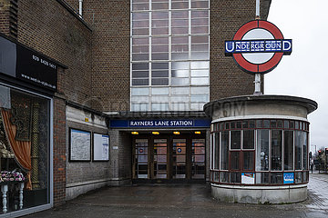 Großbritannien-London-Underground-Arbeiter-Strike