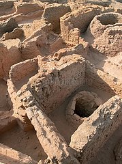 Ägypten-Aswan-Archäologie-alte konische Silos