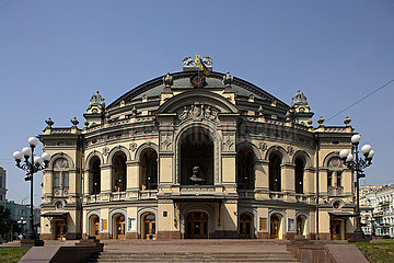 UKRAINE. Kiew. Opera und Balletthaus