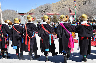 (Intibet) China-Tibet-Shannan-tibetisches Neujahr (CN)