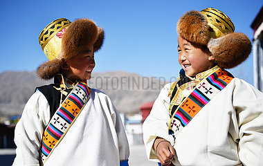 (Intibet) China-Tibet-Shannan-tibetisches Neujahr (CN)