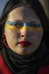 Vitsche Protest against war in Ukraine