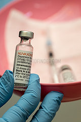 Deutschland  Bremen - neuer COVID-19-Impfstoff Nuvaxovid der Firma Novavax