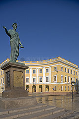 Ukraine  Odessa  Monument to the duke A.E Richelieu  Primorski boulevard