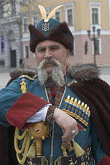 Ukraine Odessa Ukrainians Kozak traditional costume