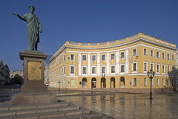 Ukraine  Odessa  Monument to the duke A.E Richelieu  Primorski boulevard