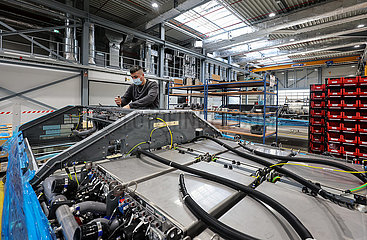 Brennstoffzellenfabrik Cummins Hydrogenics  Herten  Nordrhein-Westfalen  Deutschland  Europa