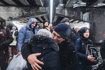 Ukraine-Irpin-Evakuierung
