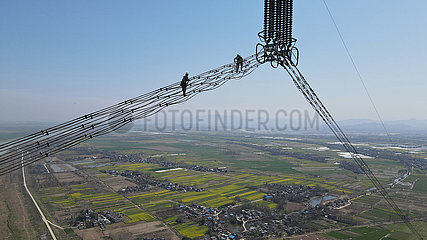 China-Anhui-Chizhou-Power-Übertragungsprojekt-Überholung (CN)