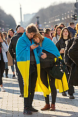 Berlin  Deutschland  DEU - Grossdemonstration unter dem Motto: Stoppt den Krieg! Frieden und Solidaritaet fuer die Menschen in der Ukraine