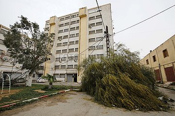 Algerien-Algiers-starke Winde