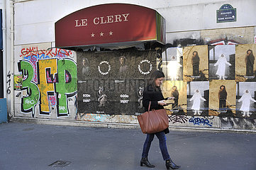 FRANKREICH. Paris (75) 2. Bezirk. Le Clery  3 Sterne ist nach der Covid-19-Pandämie definitiv geschlossen