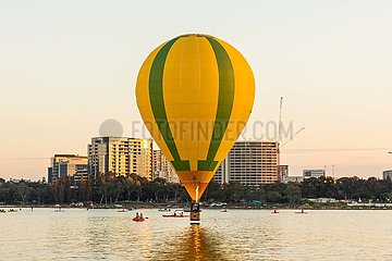 Australien-Canberra-Heißluftballon Australien-Canberra-Heißluftballon