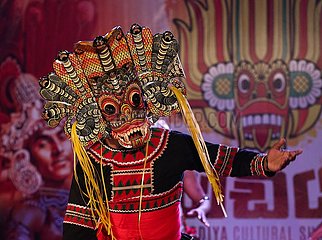Sri lanka-colombo-dance show-tourismus förderung